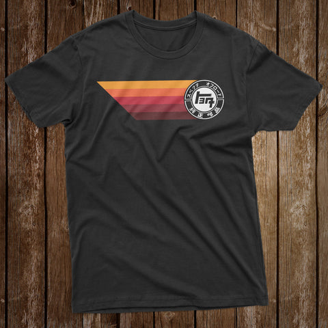 Toyota TEQ Logo Heritage Stripes tshirt vintage retro style 4Runner Overland and JDM