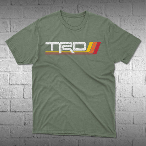 Toyota TRD Topo lines Heritage Classic Stripes Logo t-shirt 4Runner Tacoma Tundra