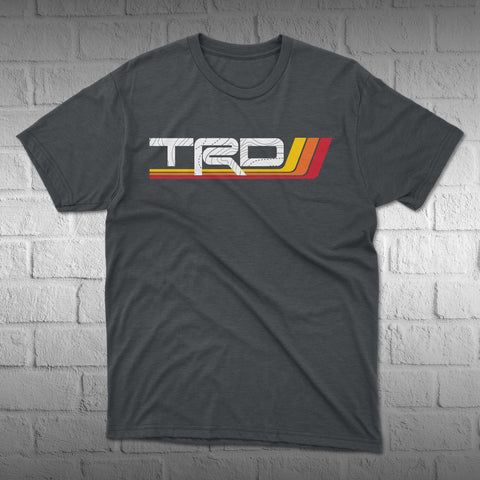 Toyota TRD Topo lines Heritage Classic Stripes Logo t-shirt 4Runner Tacoma Tundra