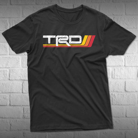 Toyota TRD Topo lines Heritage Classic Stripes Logo t-shirt 4Runner Tacoma Tundra