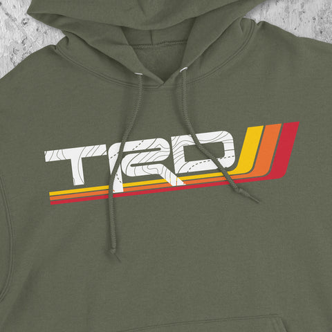Toyota TRD Classic lines Logo Heritage Stripes Hoodie Hooded Sweater Sweatshirt