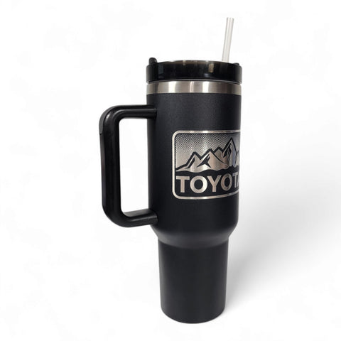 Toyota Mountains 40oz Laser-Engraved Tumbler / Travel Mug