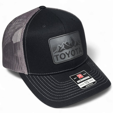 Toyota Hat – Mountains – Black/Charcoal – Richardson 112 Trucker