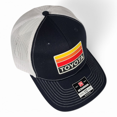 Toyota Hat – Heritage Stripes – Navy/White – Richardson 112 Trucker