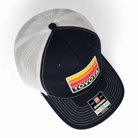 Toyota Hat – Heritage Stripes – Navy/White – Richardson 112 Trucker