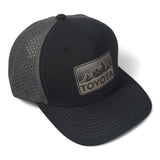 Performance Style Toyota Laser Engraved Leatherette Patch Hat Cap Trucker
