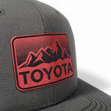 Performance Style Toyota Laser Engraved Leatherette Patch Hat Cap Trucker